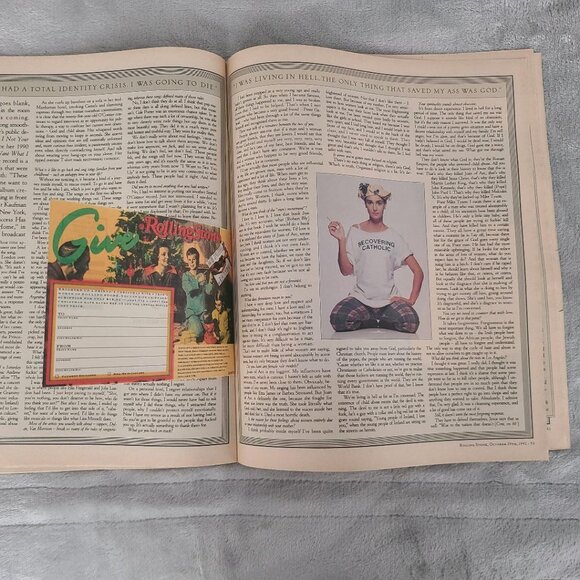 Sinead Sinéad O'Connor Rolling Stone Magazine October 29 1992 - Picture 9 of 9